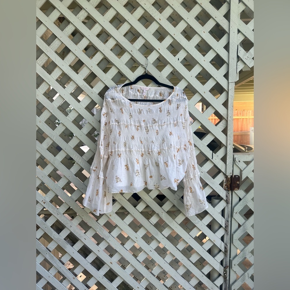Rebecca Taylor Ines Smocked Blouse - Picture 7 of 10